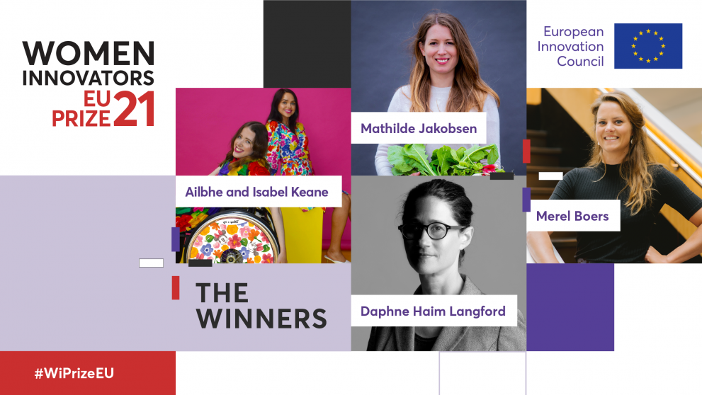 Winners of the EU Prize for Women Innovators 2021