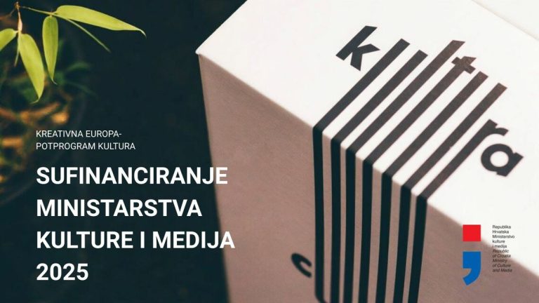 Sufinanciranje Ministarstva kulture i medija projekata odobrenih u okviru programa Kreativna Europa – Kultura – 2. Odluka 2025. godine